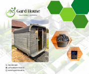 Sauna Ogrodowa 200cm z Piecem Elektrycznym