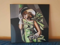 Sprzedam obraz Tamara Łempicka - interpretacja - Kobieta w kapeluszu