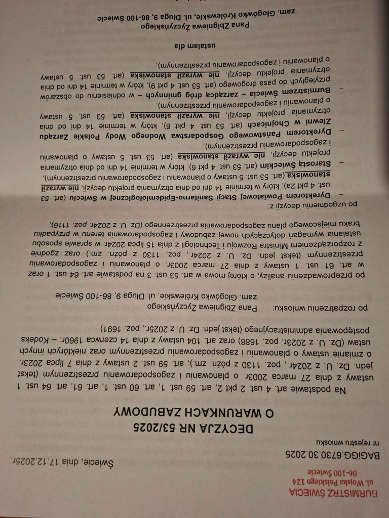 Sprzedam działkę budowlano inwest.z atrakcyjnym Warunkami Zabudowy. Świecie - zdjęcie 8