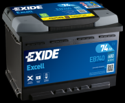 Akumulator 74Ah 680A Exide Excell P+ EB740 DARMOWY DOWÓZ