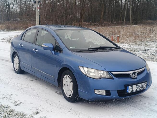 Honda Civic VIII 1.3 Hybrid 1.3 IMA CVT bezwypadkowa Bałuty - zdjęcie 9