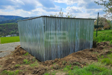 Garaż 3×5 m blaszany II gat. konstrukcja wolnostojąca na budowe GB114 Sopot - zdjęcie 3