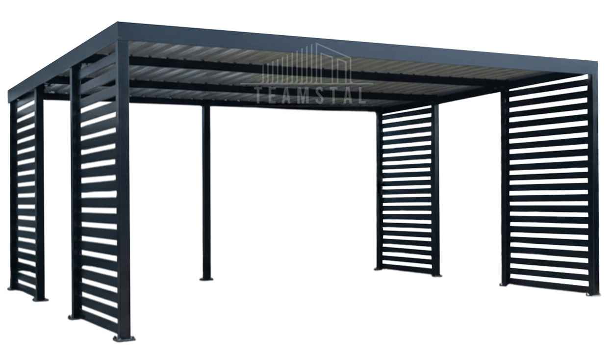 CarPort PREMIUM - wiata samochodowa 6x5,5  dodatkowa zabudowa TS1249 Konin - zdjęcie 1