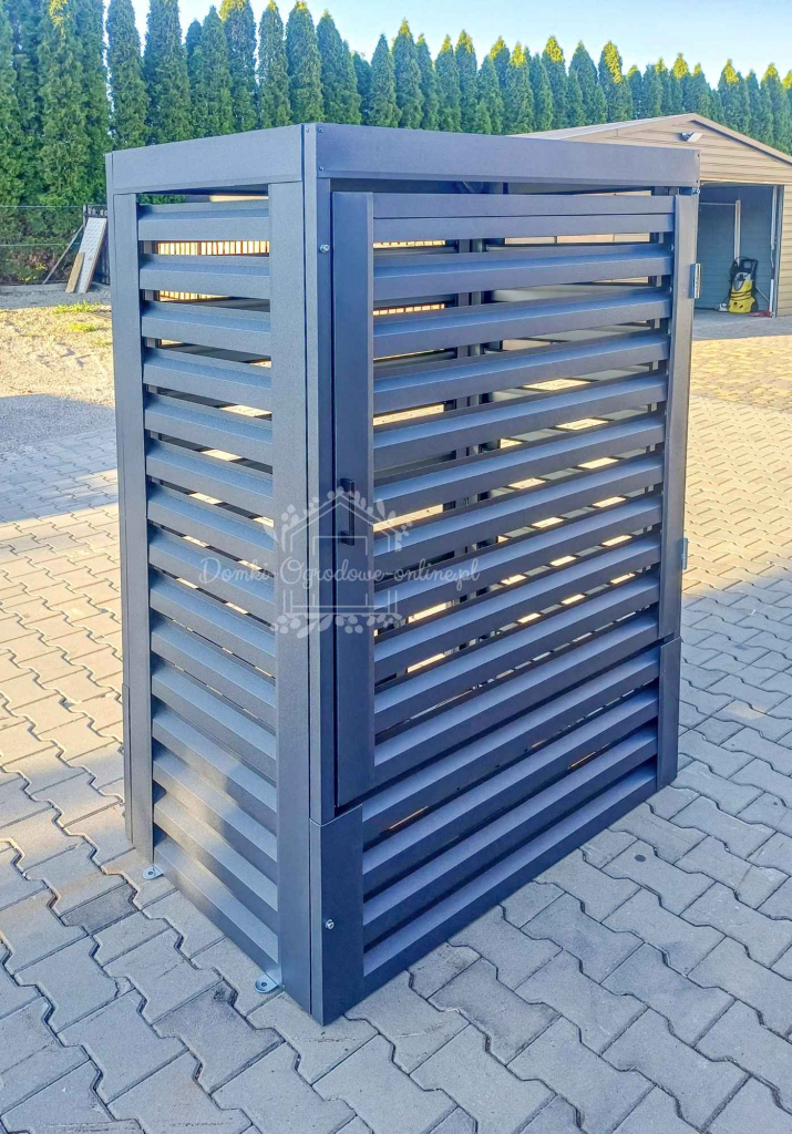 Osłona Pompy Ciepła 100x60x150cm Antracyt Zabudowa ID862 Toruń - zdjęcie 2