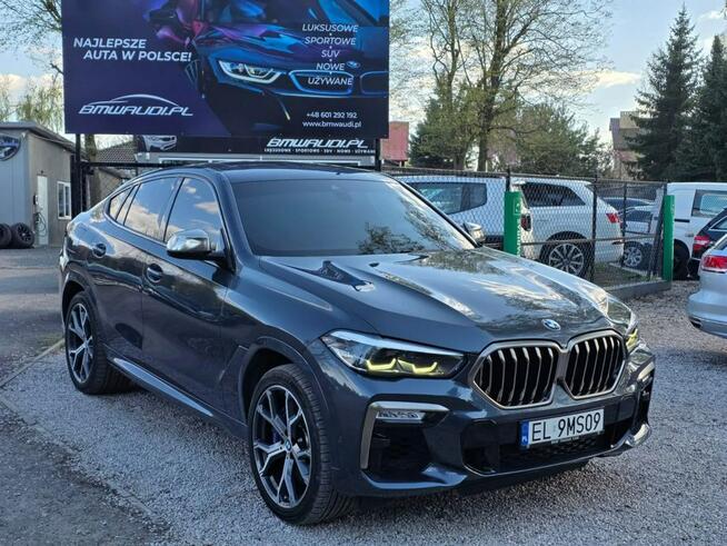 BMW X6 | Benzyna | 530 KM | SUV | 2020 | M50I  | Faktura 23%VAT Łódź - zdjęcie 4