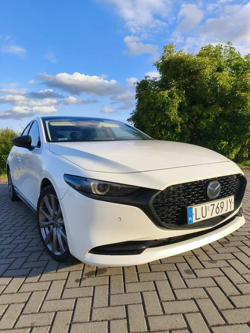 Mazda 3 MAZDA 3 Automat 2.0 M-Hybrid Led Radary Kamera Biała Świdnik - zdjęcie 1