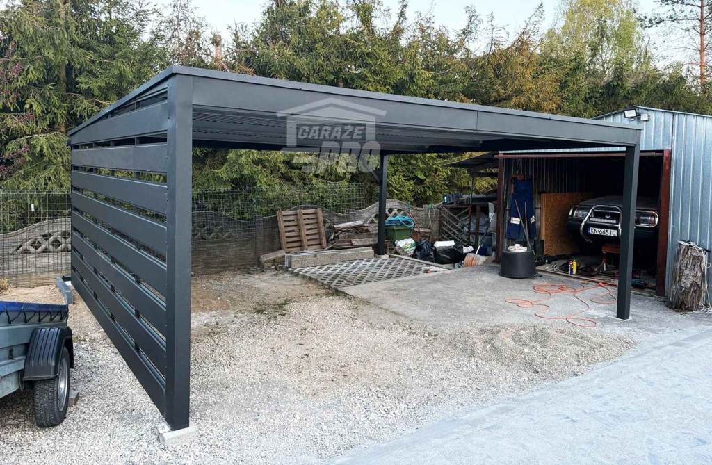 Carport Wiata samochodowa CarPort 5x5 m  dodatkowa zabudowa dach GP737 Zgorzelec - zdjęcie 4
