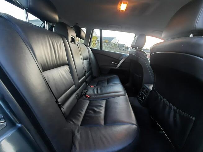 BMW 525 2.5i 218PS NAVI SKÓRA MANUAL Rata600zl Śrem - zdjęcie 8