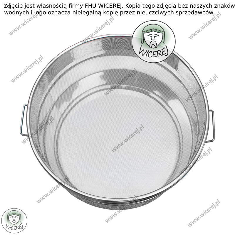 Nierdzewny Odstojnik Pojemnik do miodu poj. 30L z Sitem Jaśliska - zdjęcie 6
