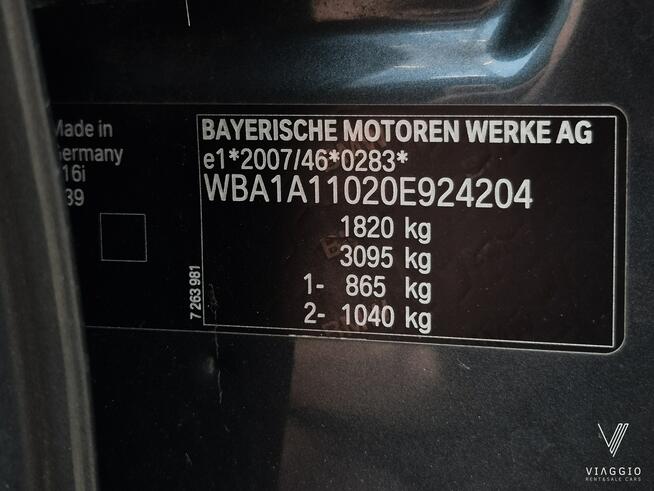 BMW F20 116i 135km KLIMA grzane fot CZUJNIKI serwis BEZWYPADEK 2014 Tychy - zdjęcie 6