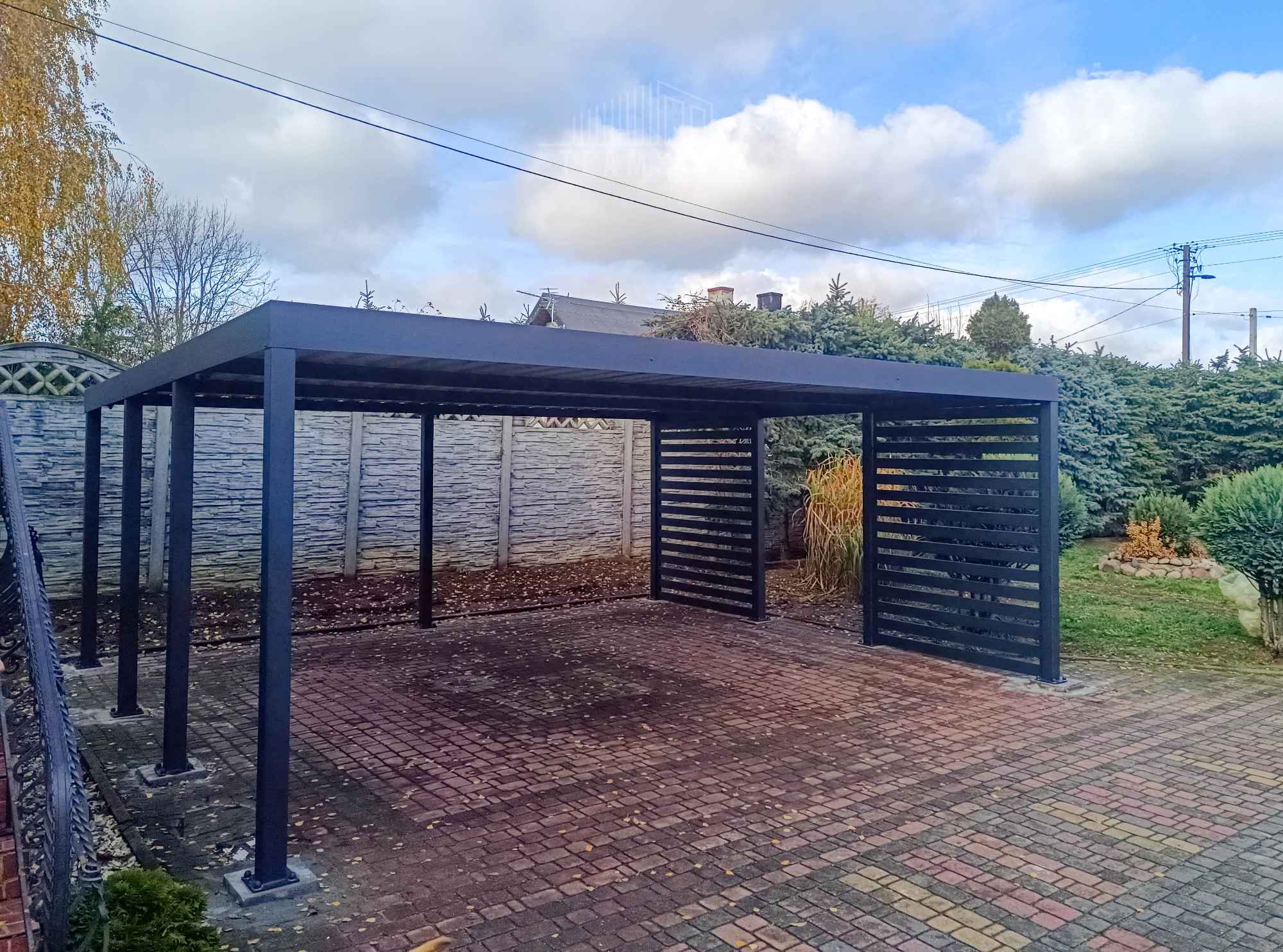 CarPort PREMIUM - wiata samochodowa 6x5  dodatkowa zabudowa TS1224 Białystok - zdjęcie 5