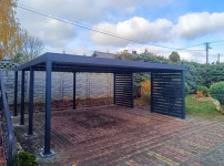 CarPort PREMIUM - wiata samochodowa 6x5  dodatkowa zabudowa TS1224 Białystok - zdjęcie 5