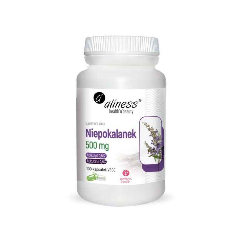 Niepokalanek 500mg - Prawidłowe napięcie Przedmiesiączkowe Grunwald - zdjęcie 1