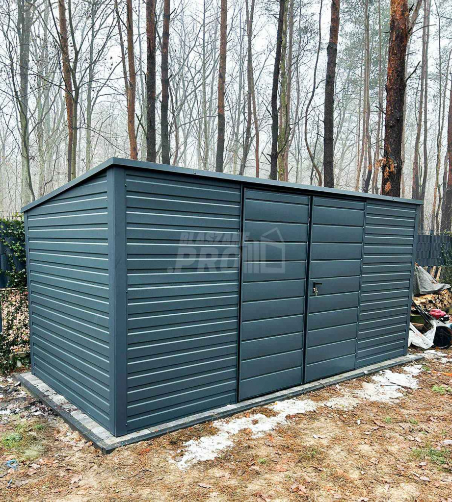 Domek ogrodowy Garaż 5x2 Brama dwuskrzydłowa okno dach Spad w tyłGP251 Żary - zdjęcie 2