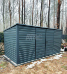 Domek ogrodowy Garaż 5x2 Brama dwuskrzydłowa okno dach Spad w tyłGP251 Żary - zdjęcie 2