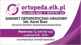 Teleporady lekarskie, ortopedyczne, online ortopeda.elk.pl 570 767 112