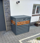 Osłona klimatyzatora - pompy ciepła 80x50x120 cm antracyt GP457 Nowogród - zdjęcie 7