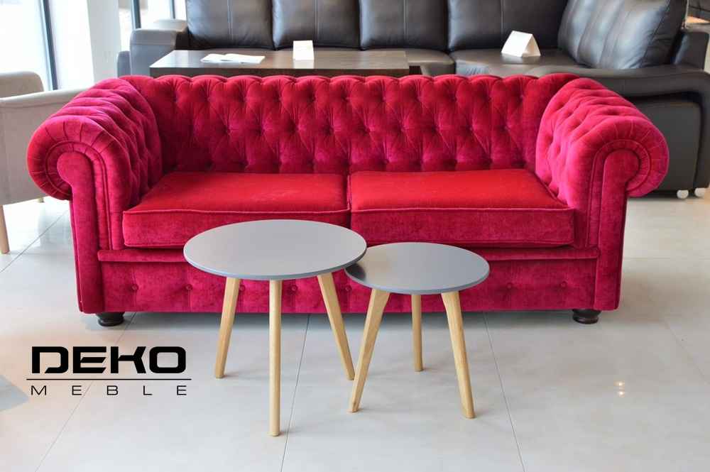 Bestsellerowy ponadczasowy komplet CHESTERFIELD SZEROKI⁣ Puck - zdjęcie 5