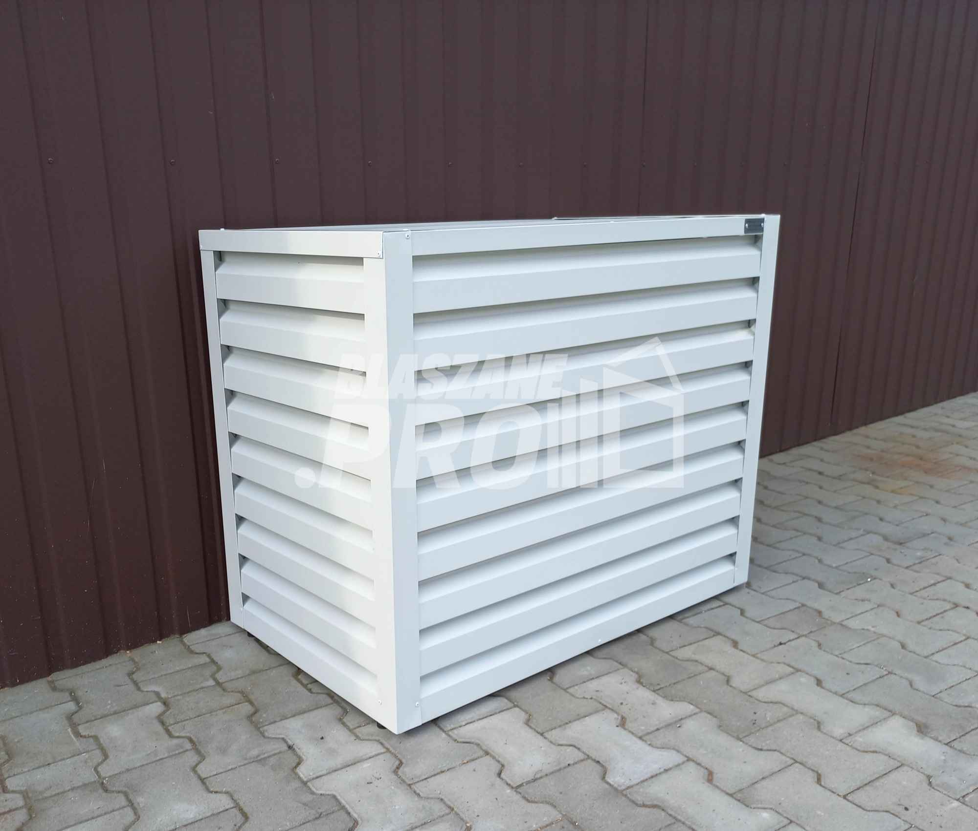 Osłona klimatyzatora - pompy ciepła 90x50x110 cm biały GP301 Olsztyn - zdjęcie 4