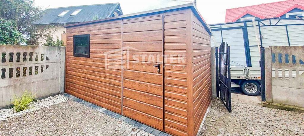 Schowek - Domek Ogrodowy 3,5x2m Drzwi - Okno Drewnopodobny Dach ST142 Gdańsk - zdjęcie 4