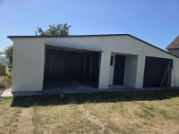 Garaż Blaszany z pomieszczeniem gospodarczym 12x5m Biały + Grafit Mat Radków - zdjęcie 4