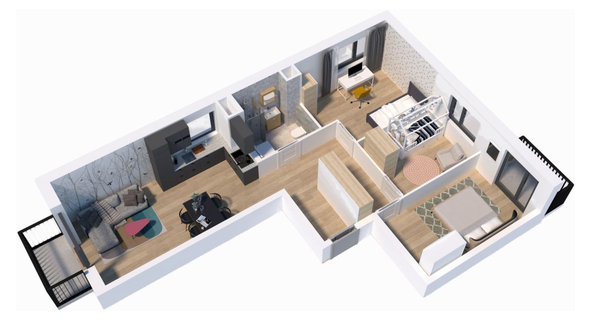 Sprzedam czteropokojowe mieszkanie na Podolanach. Poznań - zdjęcie 10