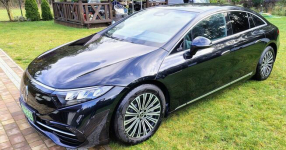 Mercedes EQS 450+/Pneumatyka/1Wł/PL/ASO/1rej:2022/Oś skrętna Włochy - zdjęcie 2