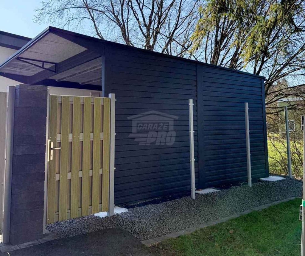 Wiata samochodowa CarPort 4x5 m  dodatkowa zabudowa  dach GP736 Łęczyca - zdjęcie 4