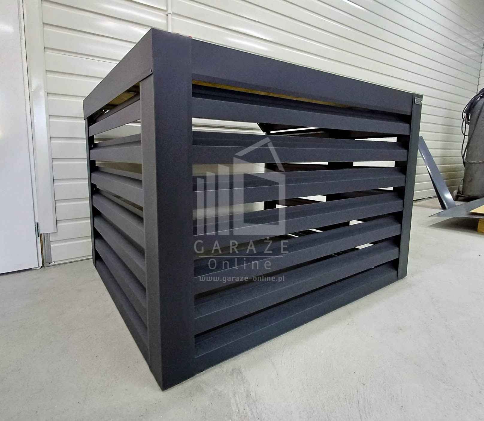 Osłona klimatyzatora – pompy ciepła 110x60x80cm cm antracyt ID1147 Radom - zdjęcie 3