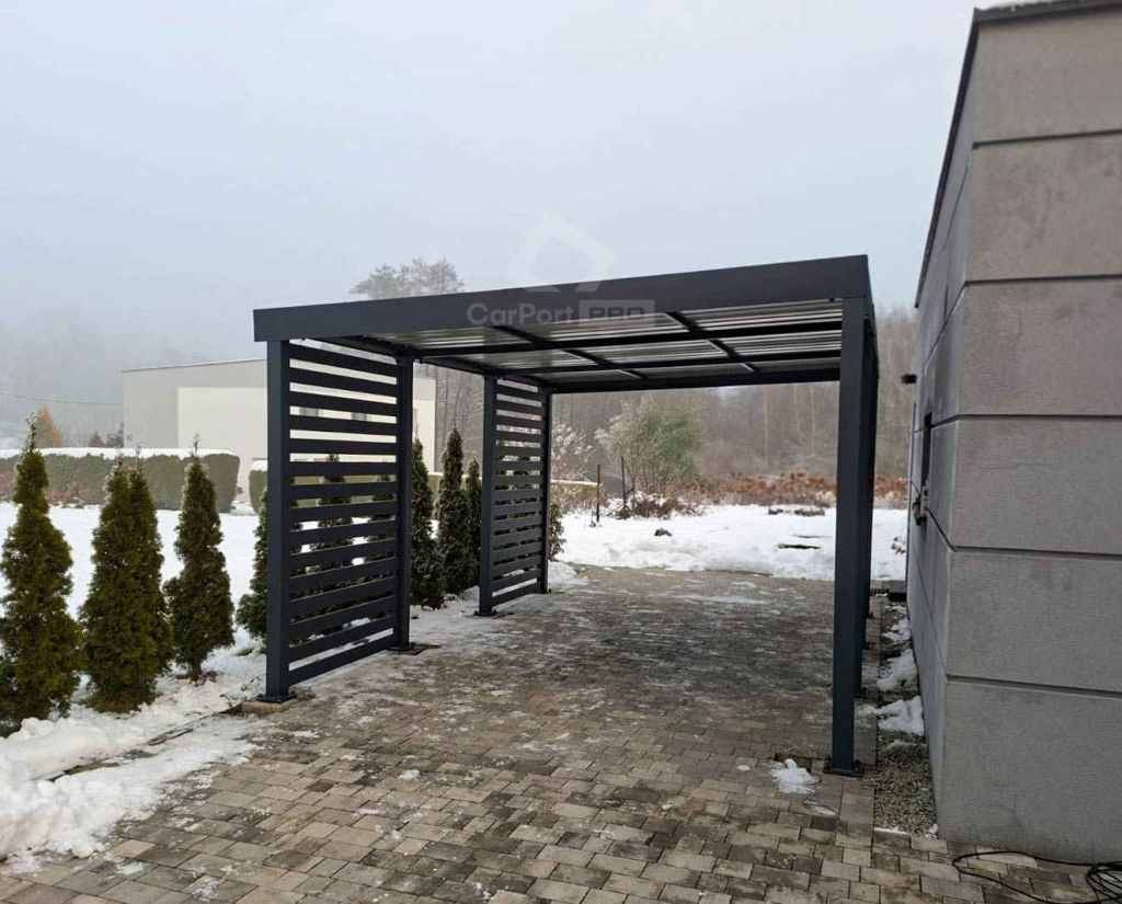 Carport PREMIUM - Wiata samochodowa 4x5  dodatkowa zabudowa CP130 Świnoujście - zdjęcie 6