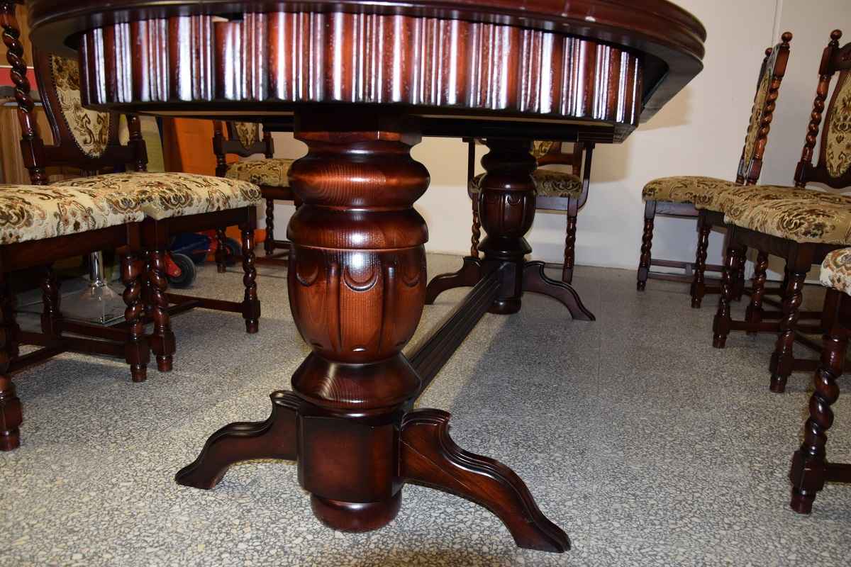 stół rozkładany i 10 krzeseł - komplet jak nowy Olsztyn - zdjęcie 4