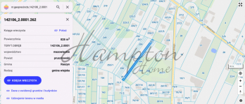 Sprzedam działkę 831m2 Dawidy Bankowe