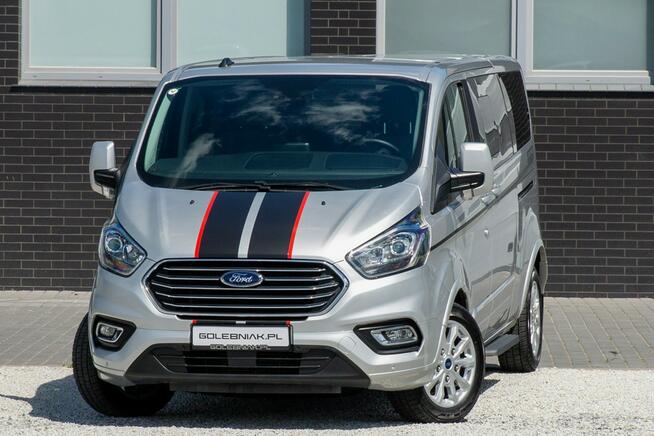 Ford Tourneo Custom 150KM Tourneo 8 osób Titanium 24.000km L2H1 Skóra Jarocin - zdjęcie 1