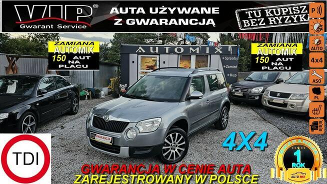 Škoda Yeti Super stan !   4x4 1.8 Benzyna * Gwarancja ! Świdnica - zdjęcie 1