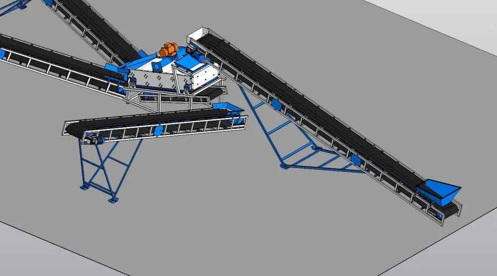 Przesiewacz wibracyjny GV-500 z przenośnikiem taśmowym Bytom - zdjęcie 9