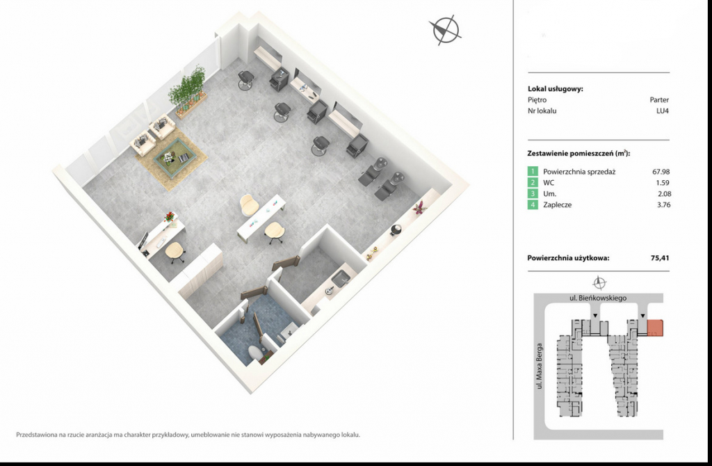 Przestronny lokal usługowy/ osiedle mieszkaniowe /Żerniki Wrocław - zdjęcie 10