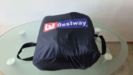 Materac dmuchany 200x150x50 cm z pompką elektryczną Mokotów - zdjęcie 7