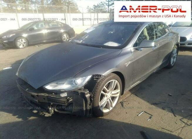 Tesla Model S 2016, 4x4, uszkodzony przód Słubice - zdjęcie 1