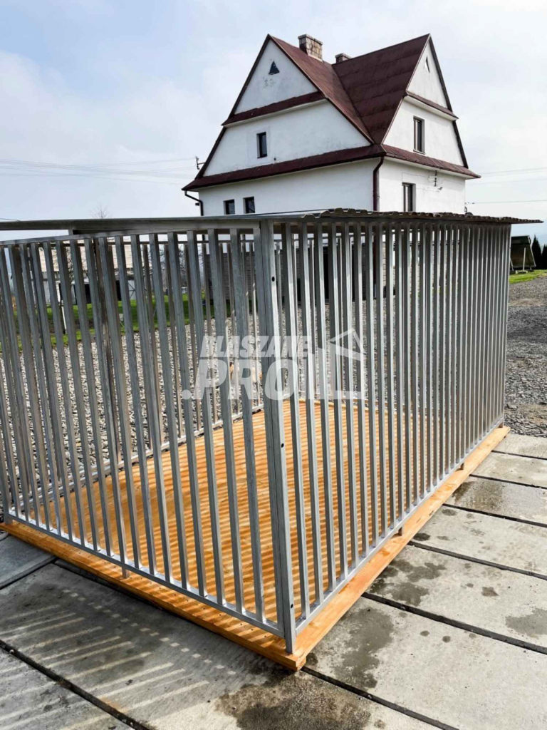 Kojec dla Psa 3x2m  z profili zamkniętych + Podłoga drewniana GP272 Łuków - zdjęcie 8