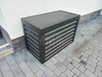 Osłona klimatyzatora - pompy ciepła 110x40x90 cm antracyt TS561 Chodzież - zdjęcie 4