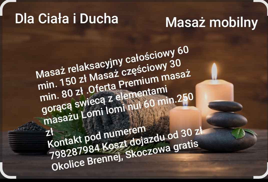 Masaz mobilny Brenna - zdjęcie 1