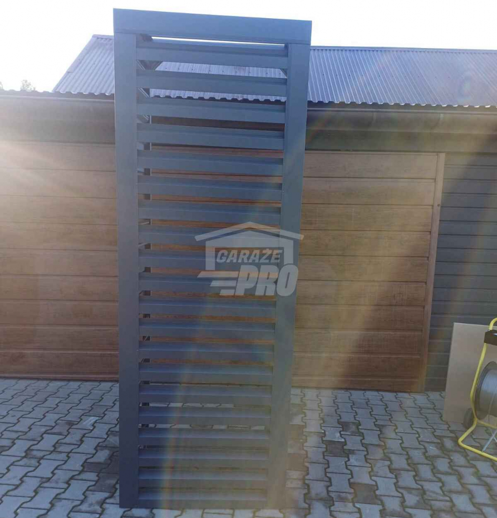 Osłona pompy ciepła 70x50x200 cm antracyt Zabudowa GP500 Koszalin - zdjęcie 2