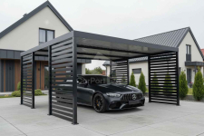 CarPort PREMIUM - wiata samochodowa 5,8x5,5 dodatkowa zabudowa CP174 Miastko - zdjęcie 3