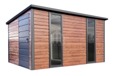 Schowek - domek ogrodowy 3x2 m - drzwi - 2 x okno  dach SO177