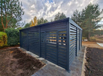 CarPort PREMIUM - wiata samochodowa 6x6  dodatkowa zabudowa TS1143 Zakopane - zdjęcie 8