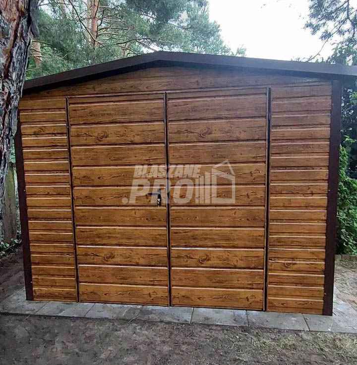 Schowek - domek ogrodowy 3x2m drewnopodobny - rynny  dwuspadowy GP461 Jelenia Góra - zdjęcie 3