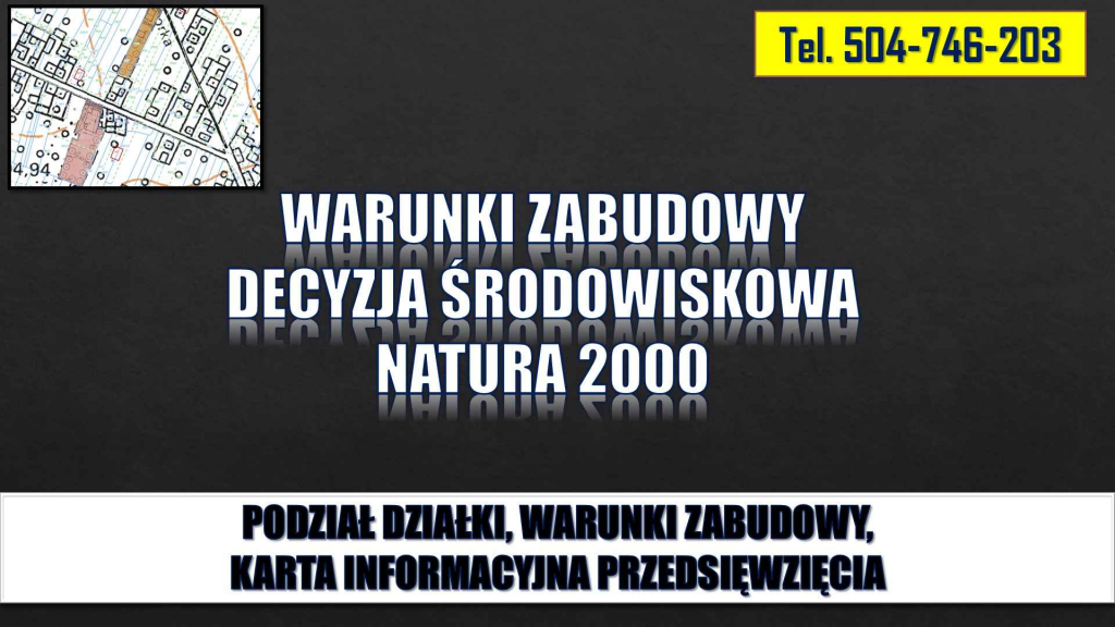 Przygotowanie wniosku o warunki zabudowy, tel. 504-746-203, wzór, cena Psie Pole - zdjęcie 2
