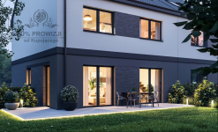 Dom w zabudowie bliźniaczej/ogród/Iwiny/cicha i zielona okolica