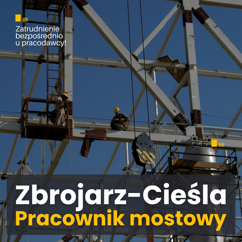 Zbrojarz/Cieśla/Pracownik mostowy Włocławek - zdjęcie 1