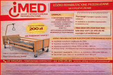 Łóżko rehabilitacyjne przedłużane wynajem IMED